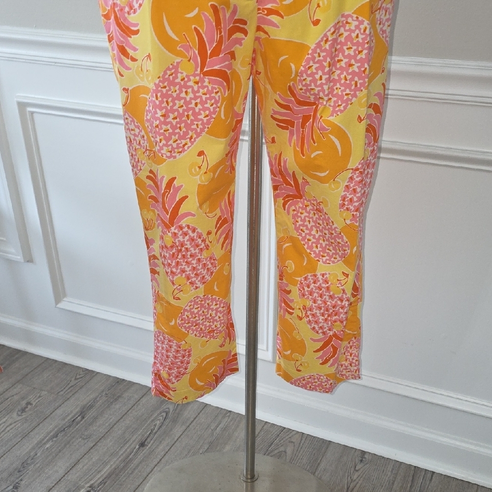 Lilly Pulitzer Orange and Pink Floral Top - Picture 5 of 7